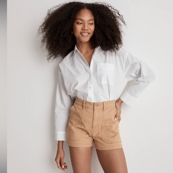 Madewell Pants - Madewell | The Perfect Vintage Fatigue Shorts in Tan